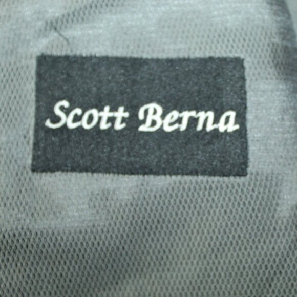 Scott Berna Men's 46L Grey Wool Blazer - Picture 8 of 10